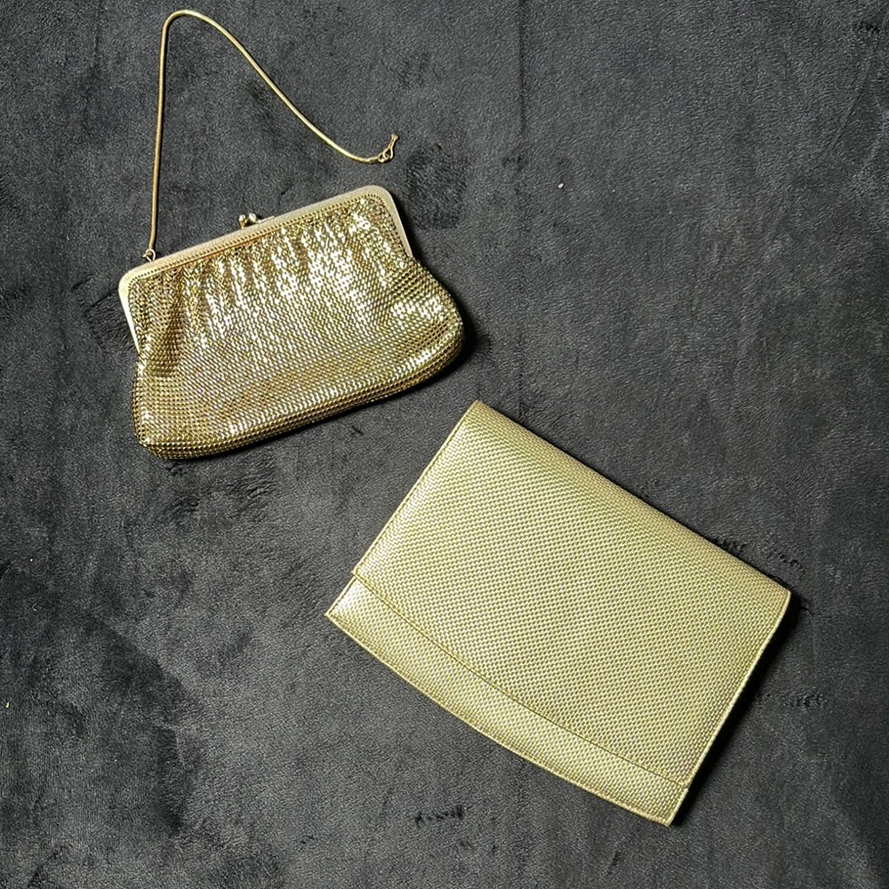 Elegant Vintage Gold Clutch Set (Read)